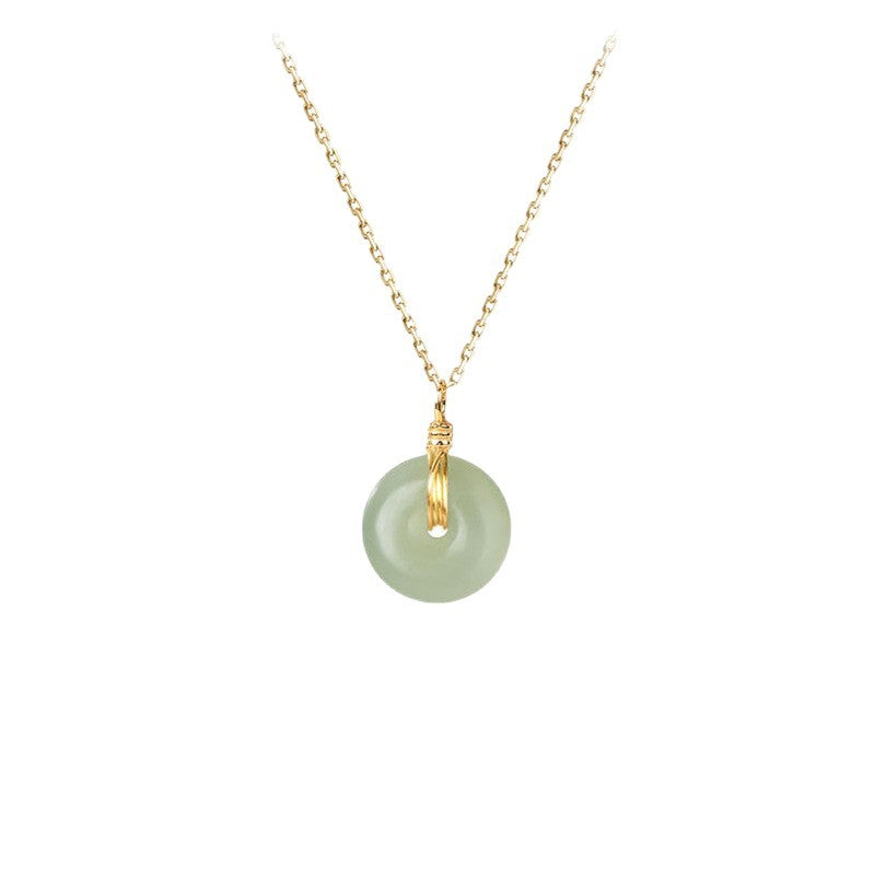 Jade Peace Pendant Necklace