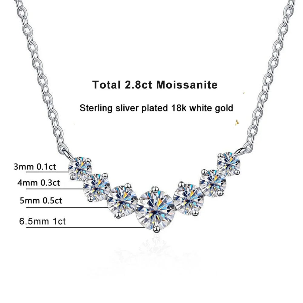 Oval Sparkle Pendant Necklace