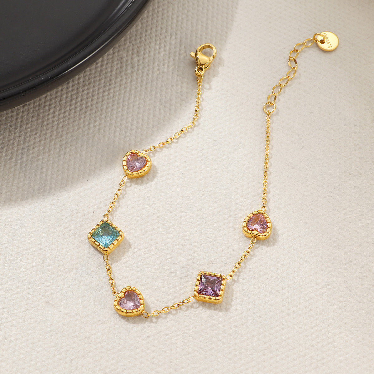 New Love Square Zircon Bracelet For Women
