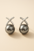 Soft Pearl Stud Earrings - studio