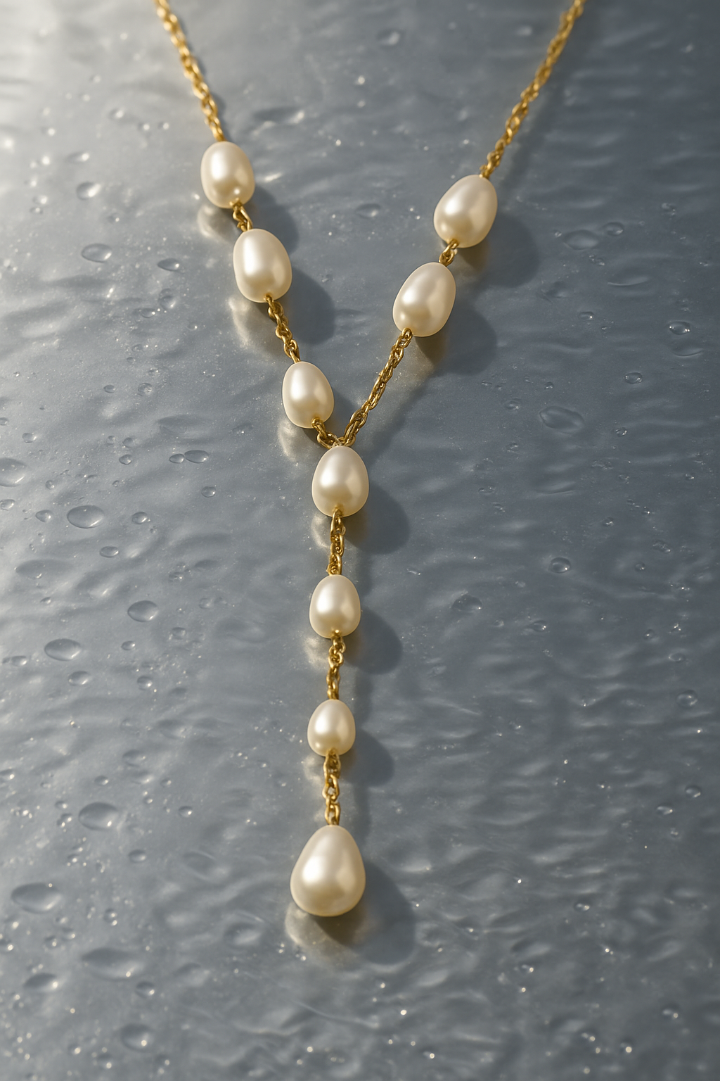 Pearl Glow Necklace - water