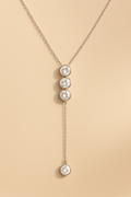 Moissanite Bubble Necklace - studio