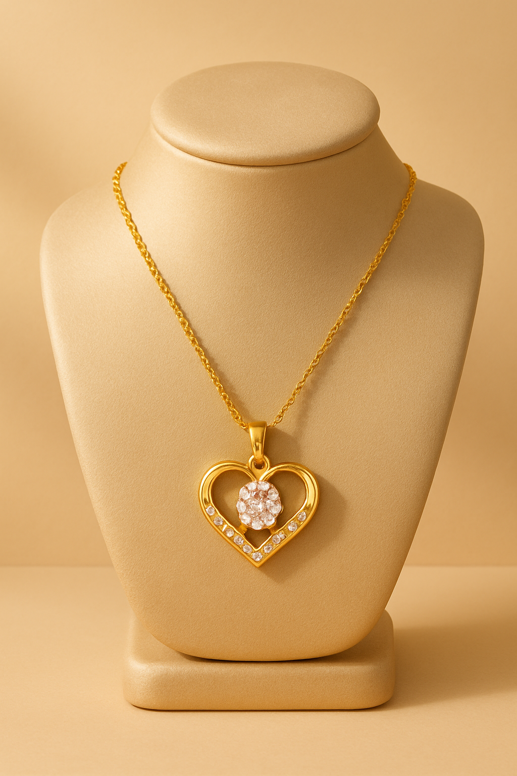 Soft Heart Necklace - stand
