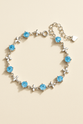 Crystal Leaf Bracelet - studio