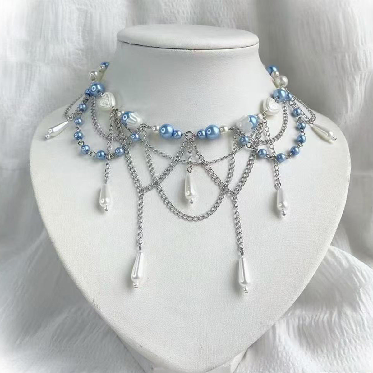 Pendant Necklace Women's Long Clavicle Chain