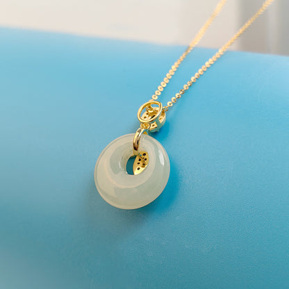 Jade Fishtail Pendant Necklace