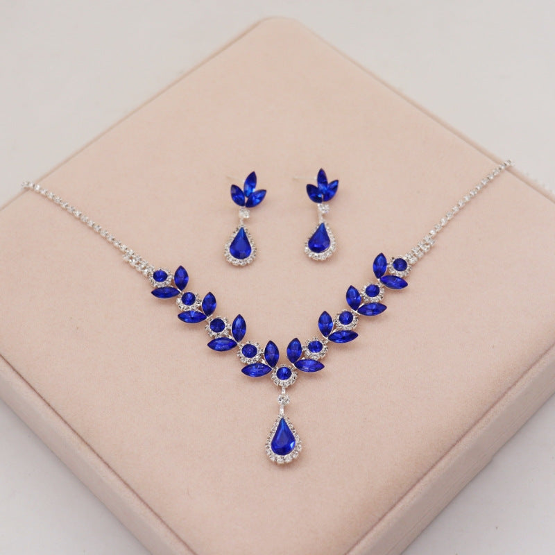 Amethyst Crystal Jewelry Set
