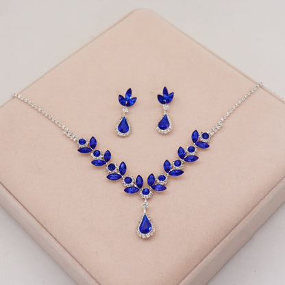 Amethyst Crystal Jewelry Set
