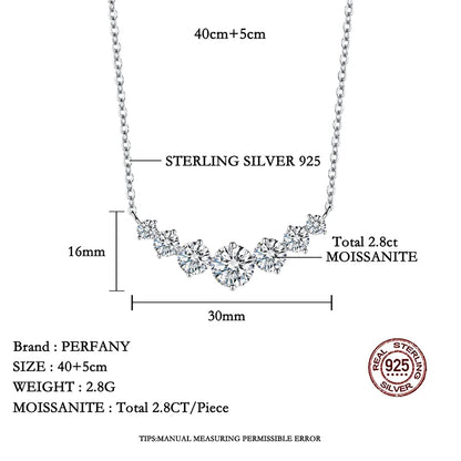 Moissanite Glow Pendant Necklace