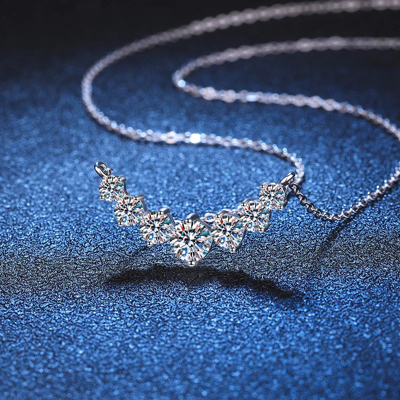 Oval Sparkle Pendant Necklace
