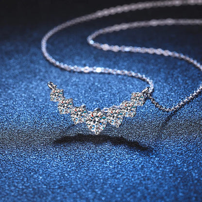 Oval Sparkle Pendant Necklace