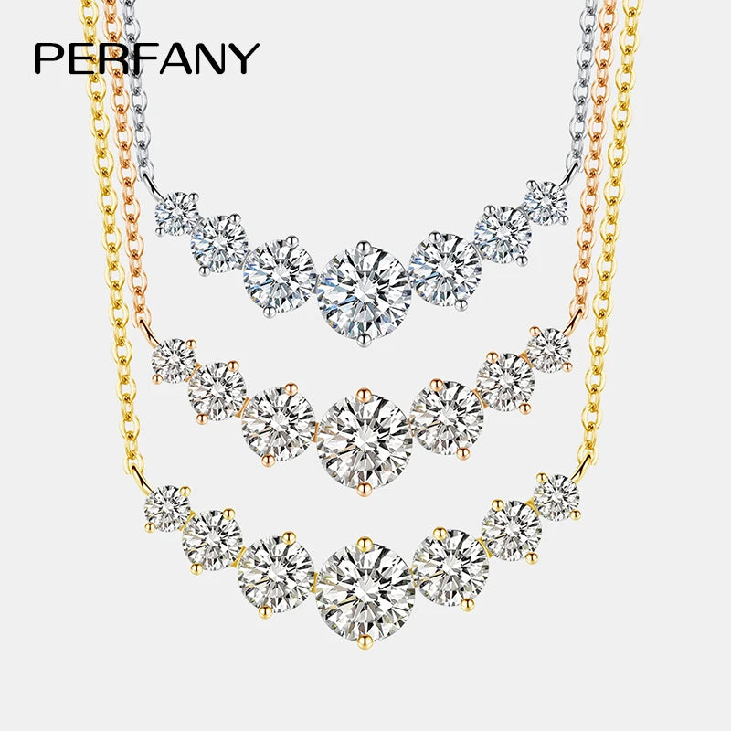 Moissanite Glow Pendant Necklace