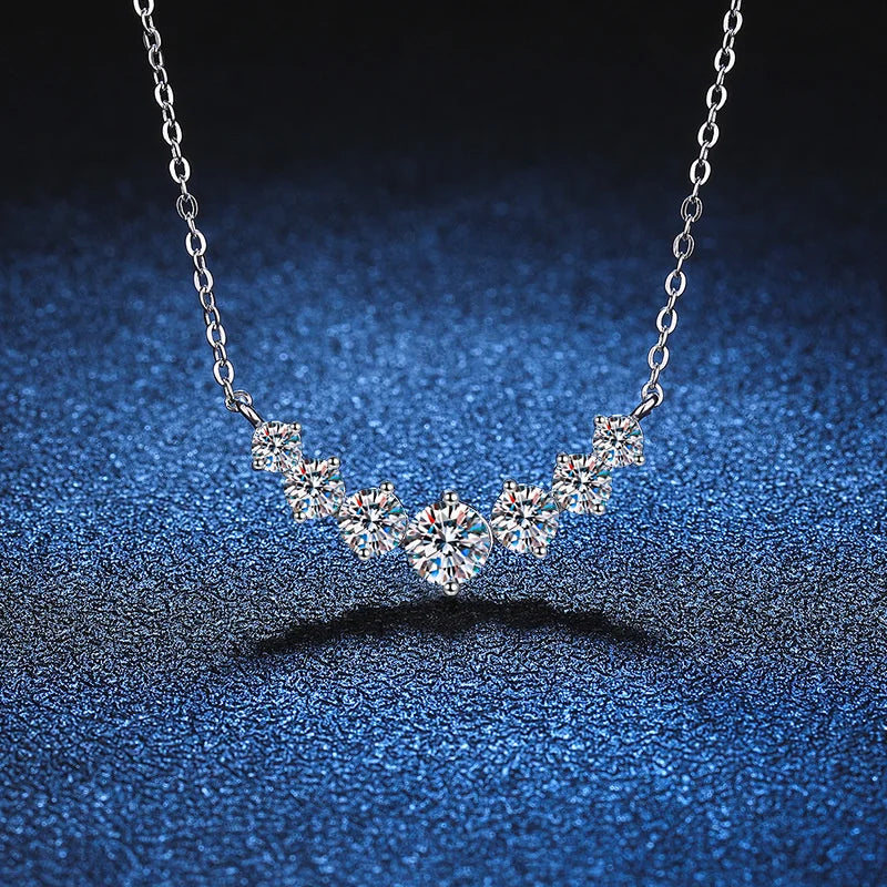 Oval Sparkle Pendant Necklace