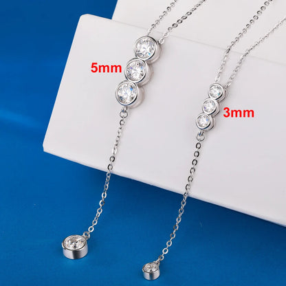 Moissanite Bubble Necklace