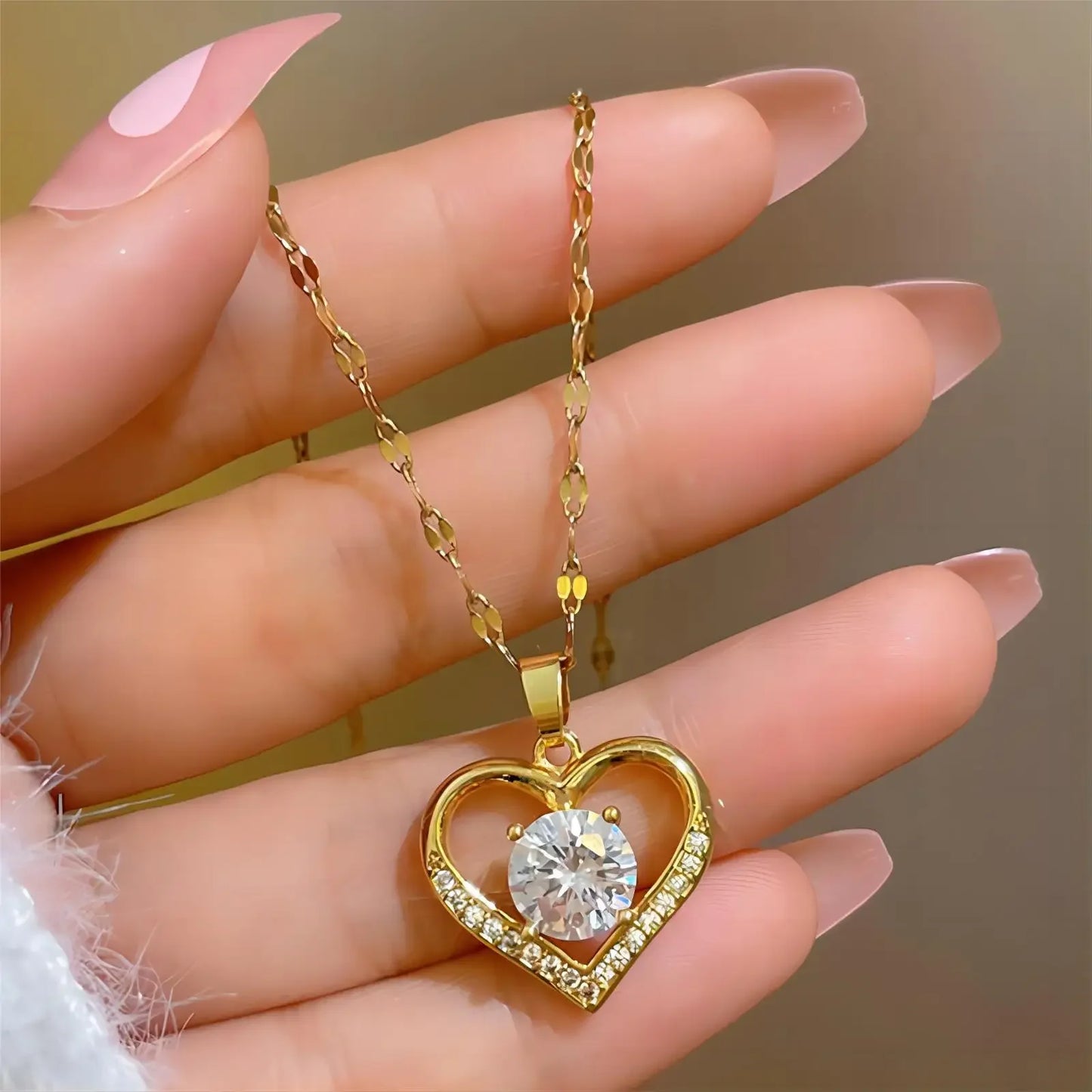Soft Heart Necklace