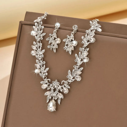 Waterdrop Crystal Jewelry Set