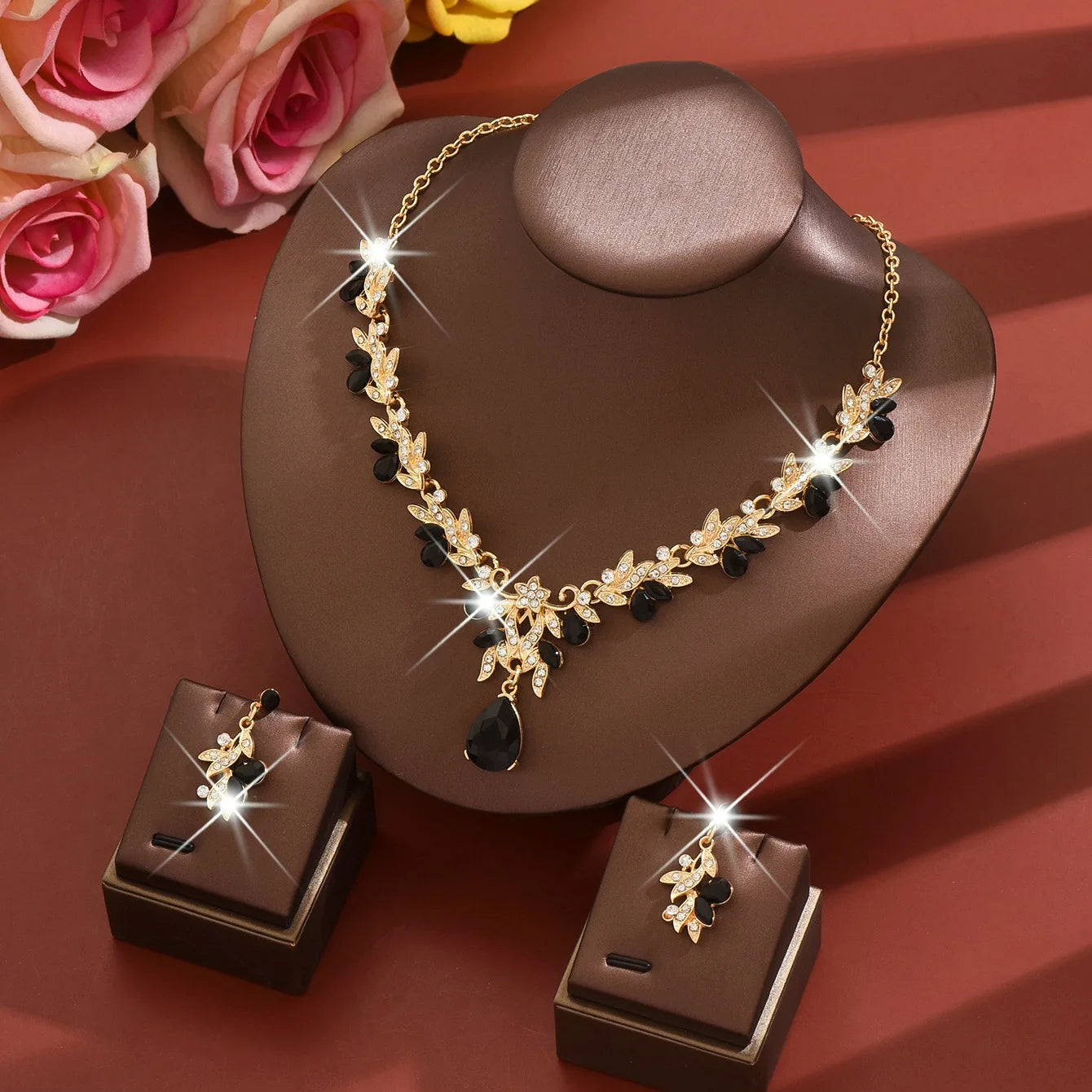Waterdrop Crystal Jewelry Set