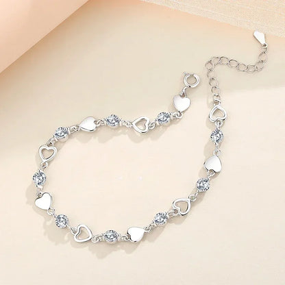 Crystal Leaf Bracelet