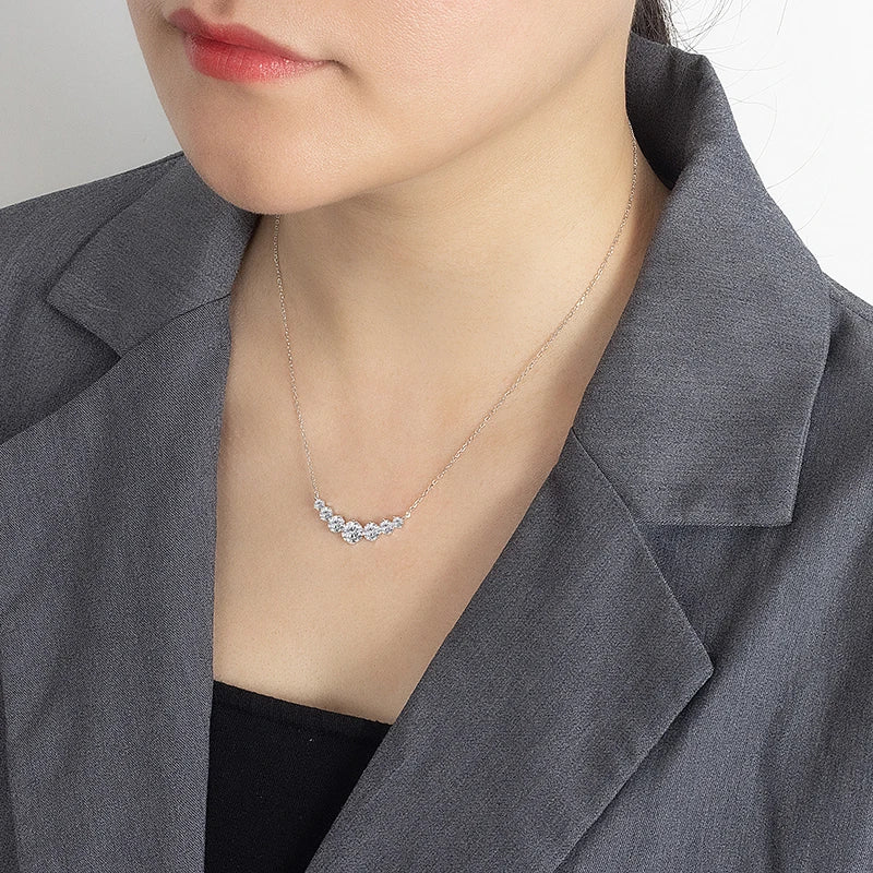 Moissanite Glow Pendant Necklace