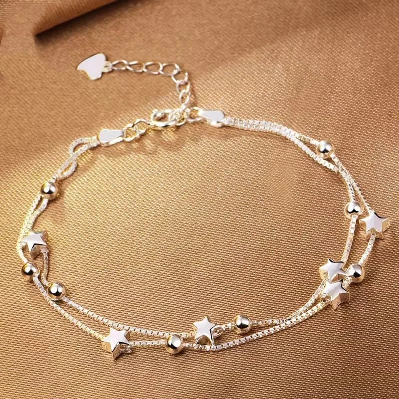 Crystal Leaf Bracelet