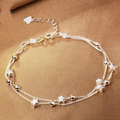 Crystal Leaf Bracelet