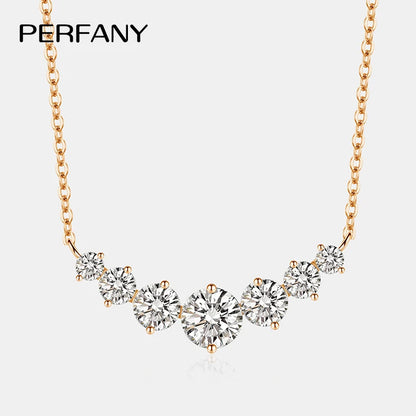 Moissanite Glow Pendant Necklace