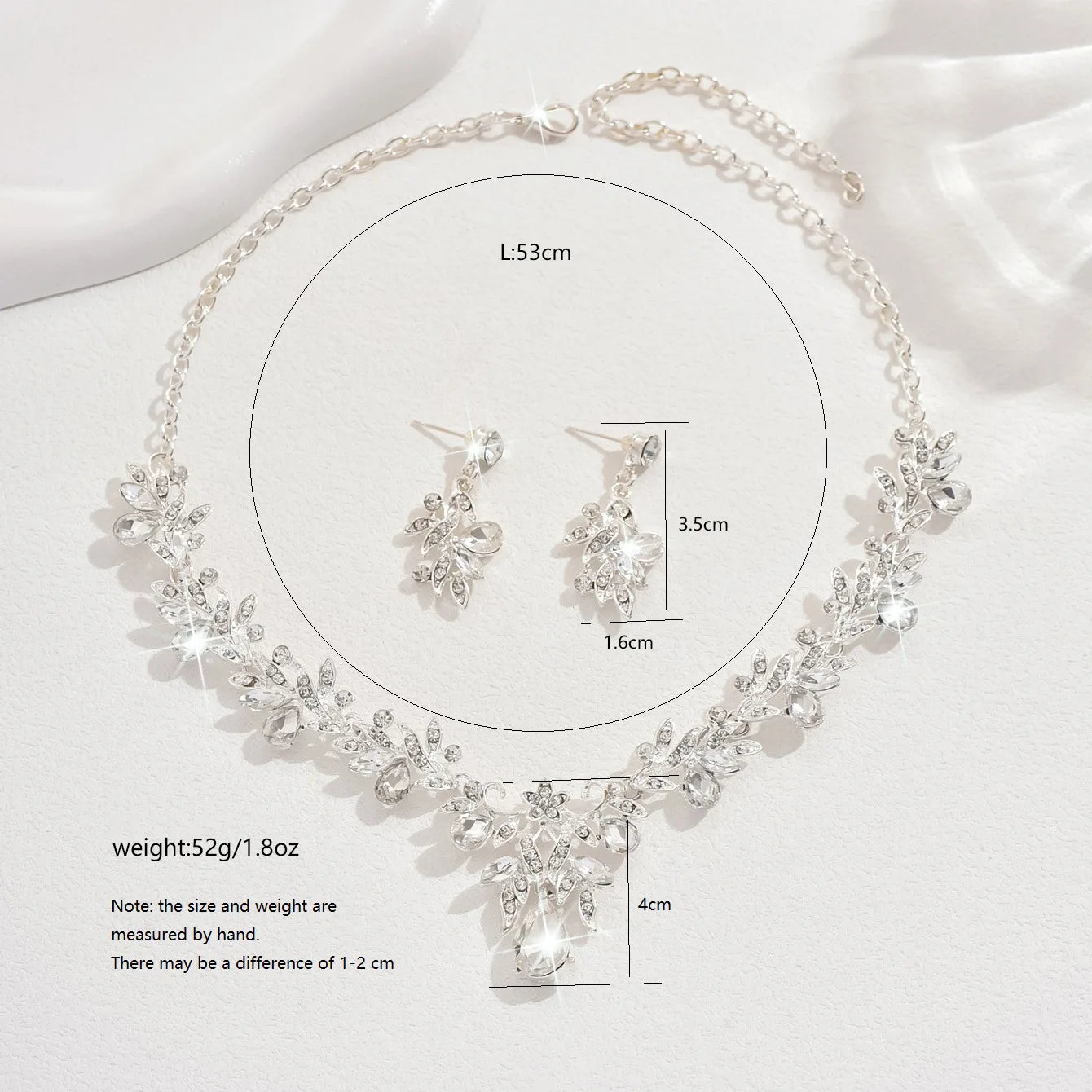 Waterdrop Crystal Jewelry Set