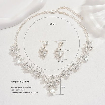 Waterdrop Crystal Jewelry Set