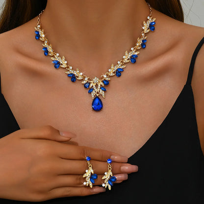 Waterdrop Crystal Jewelry Set