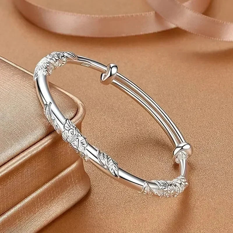 Crystal Leaf Bracelet