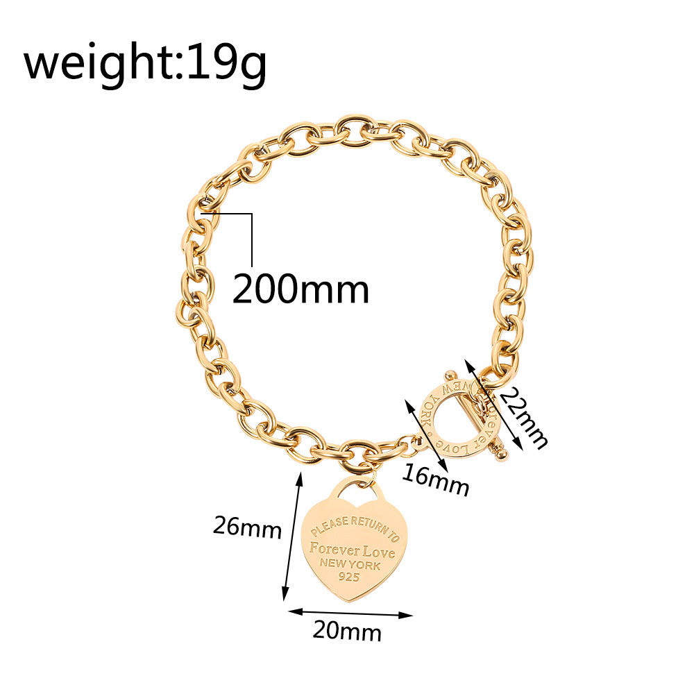 European And American O Fashion Personalized Bracelet Ladies