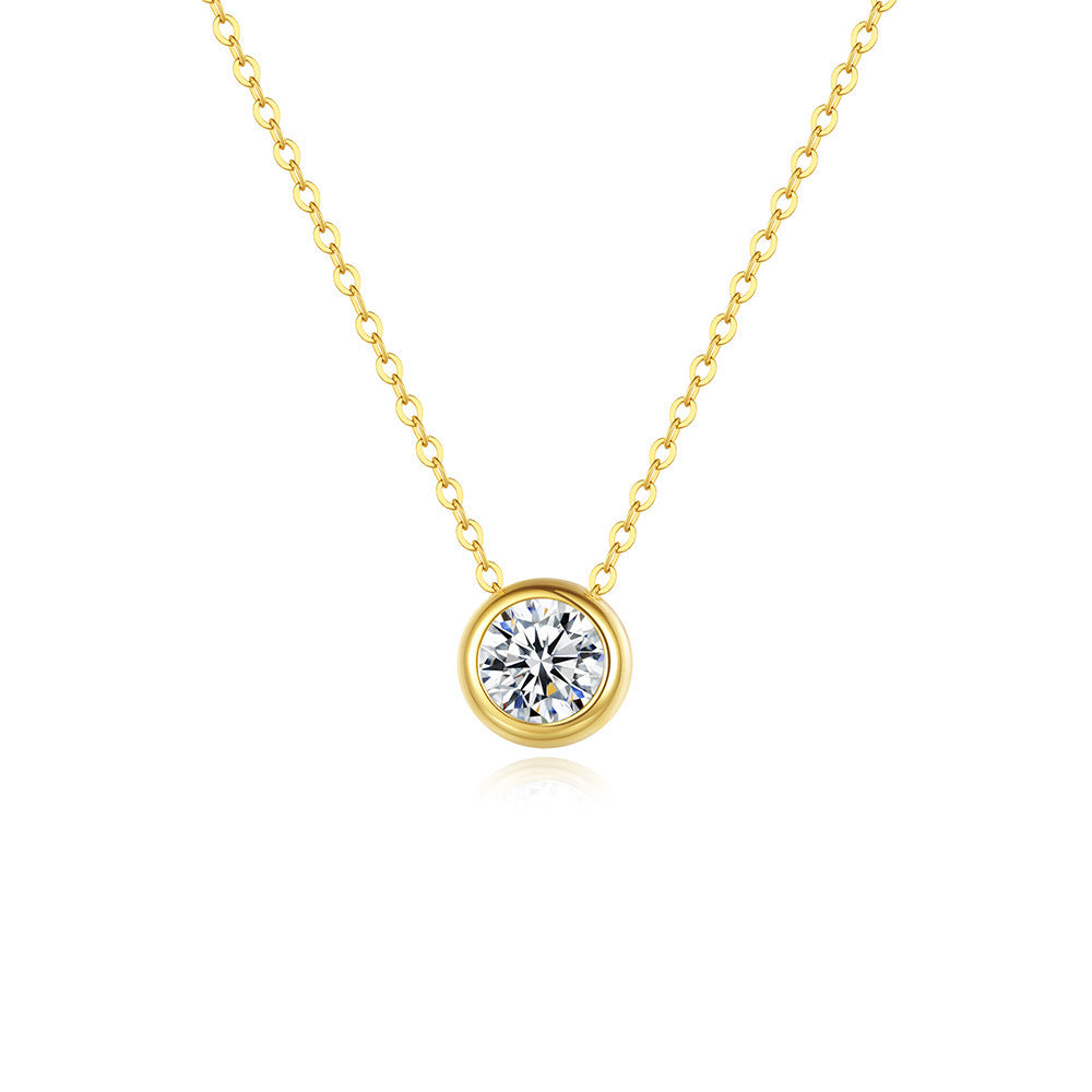 Women's Light Luxury High-grade Inlaid Pendant Necklace